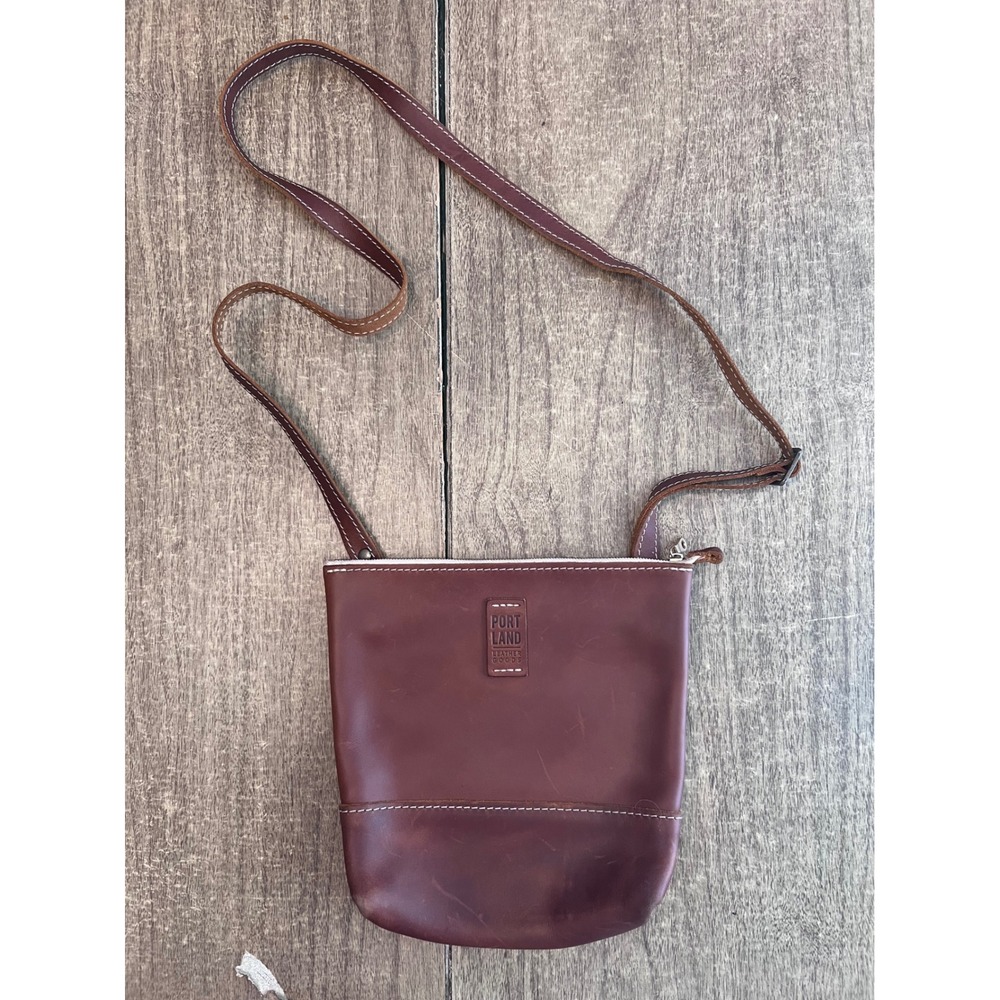 Portland Leather Goods Almost Perfect Festival Bag Dark Brown Crossbody Boho